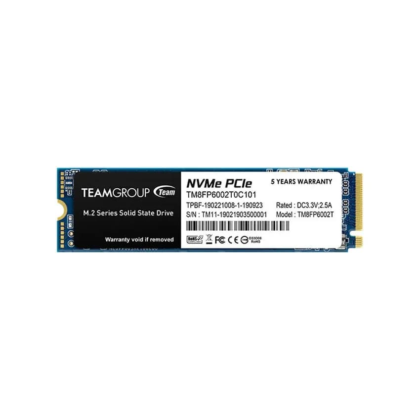 Ổ Cứng SSD TeamGroup MP33 512GB – M.2 2280 PCIe Gen3 x4 (Đọc 1700MB/s - Ghi 1400MB/s) - (TM8FP6512G0C101)