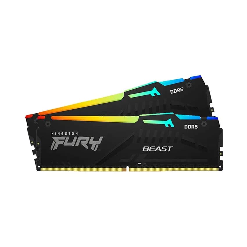 RAM Desktop Kingston Fury Beast RGB EXPO (KF560C36BBE2AK2-32 / KF560C36BBE2AK2-32WP) 32GB (2x16GB) DDR5 6000MHz